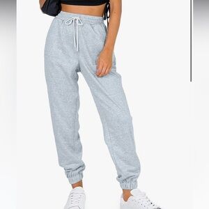 NWT Gray Fitted bottom Sweatpants